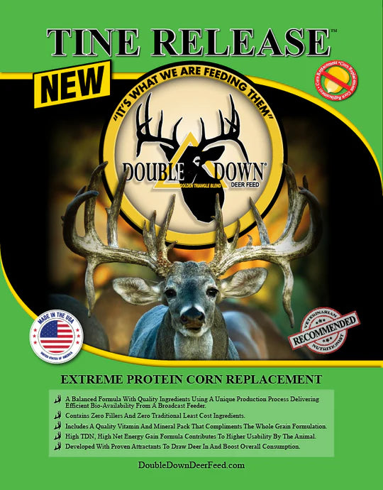 Double Down Tine Release™ Deer Feed - Corn Replacement 50# Bag