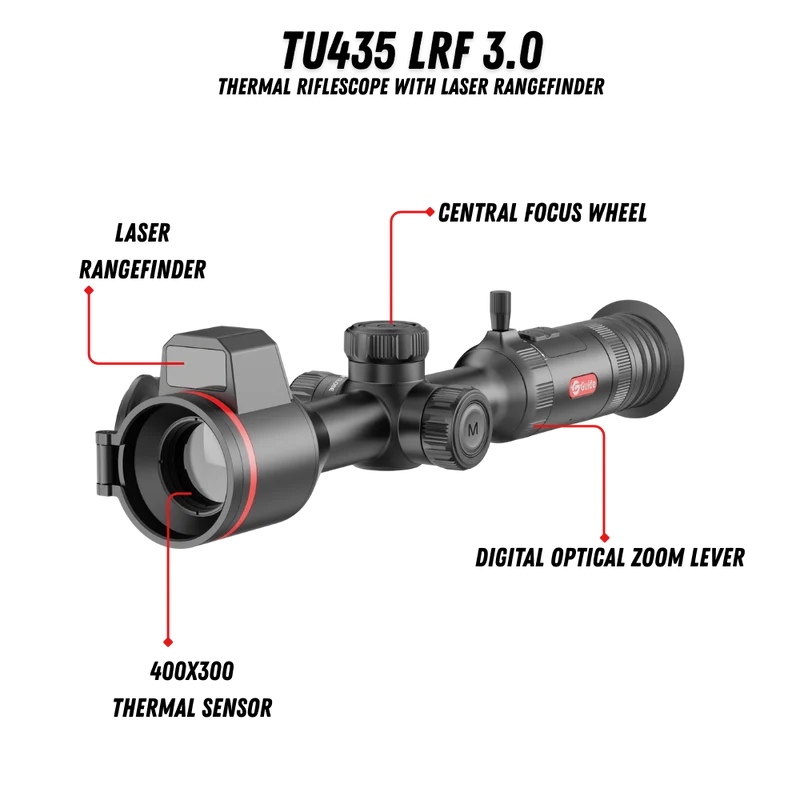 TU435 LRF 3.0 Thermal Riflescope 4.4x400x300 35mm