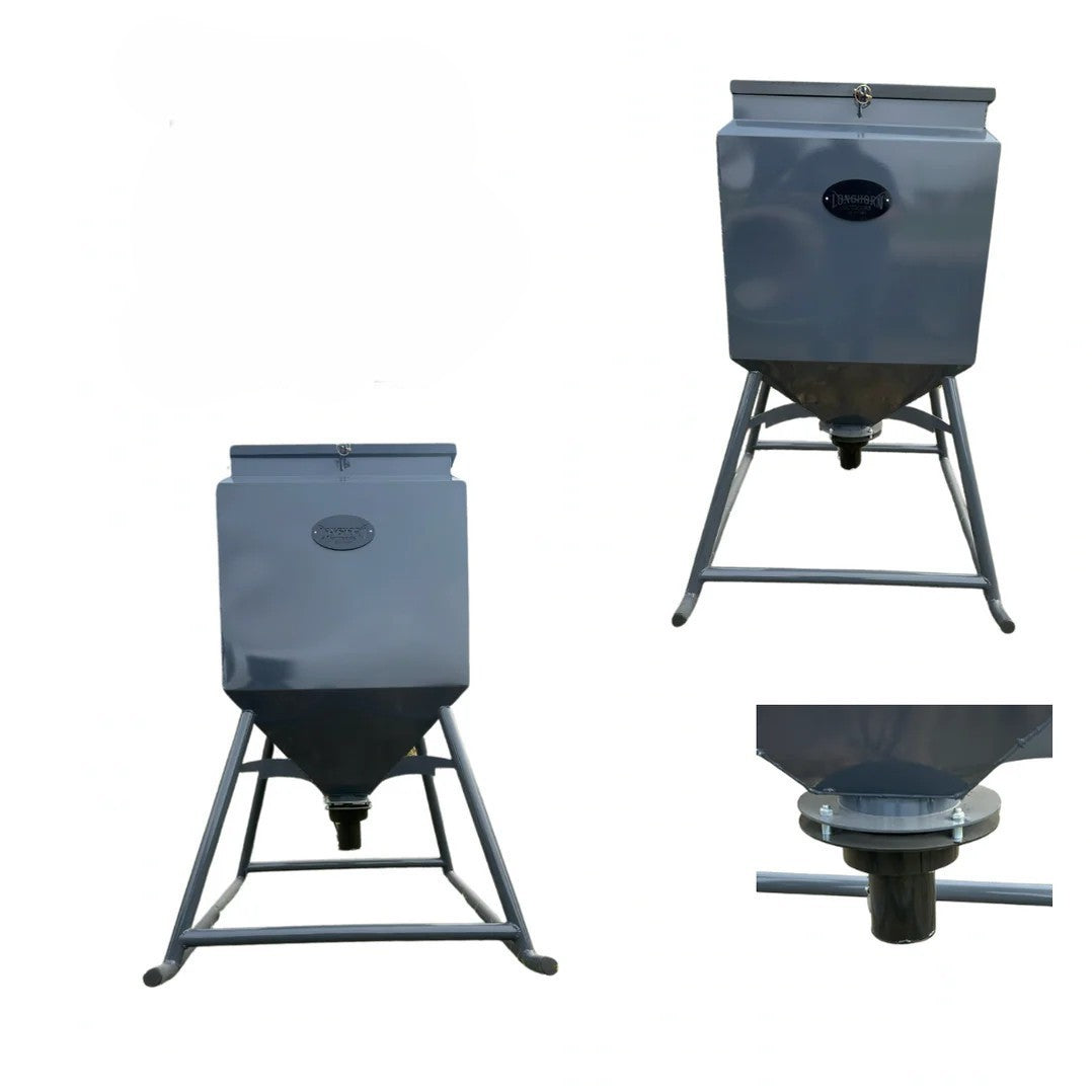 LoBro 800 lb Stand and Fill Broadcast Deer Feeder
