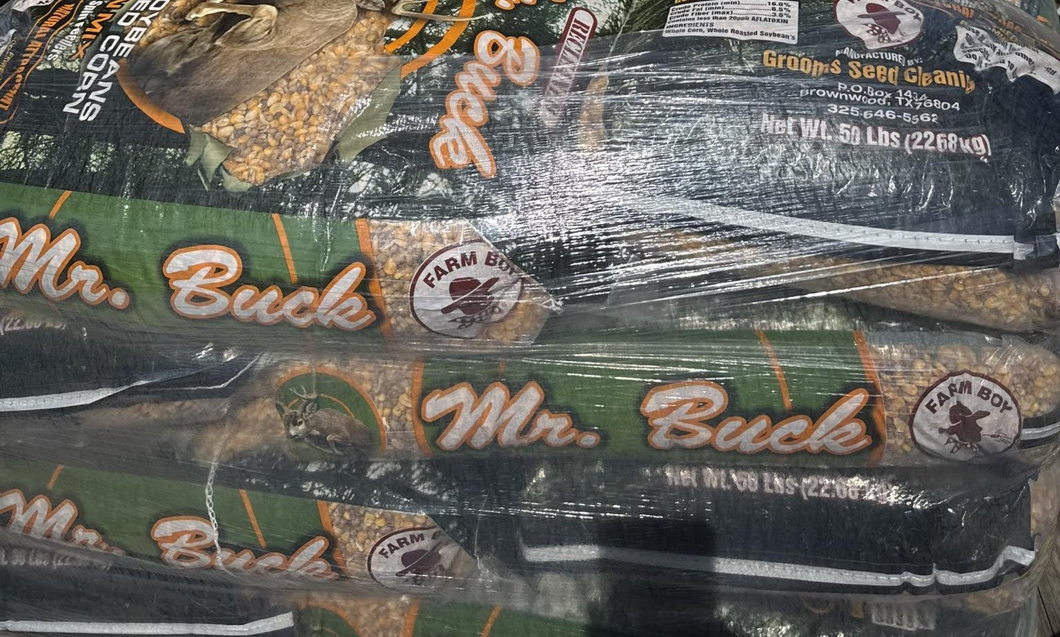 Mr Buck 16% Protein - Corn Soybean Mix Deer Feed - 50# Bag