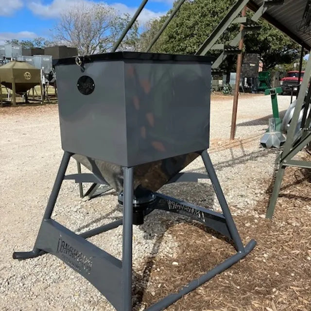 LoBro 800 lb Stand and Fill Broadcast Deer Feeder