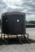 Tank Blind #4 on 2-foot skid with gun windows and metal steps
